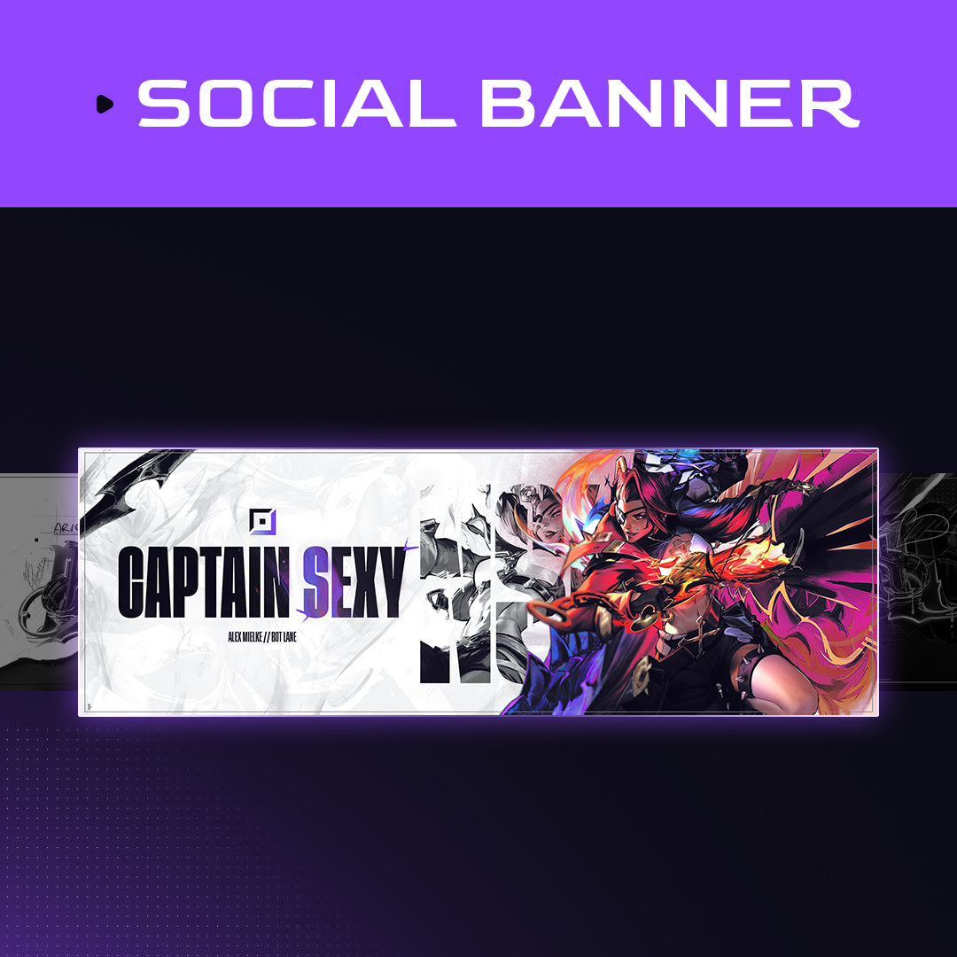 Social Media Design (Twitter Header, YouTube Banner)