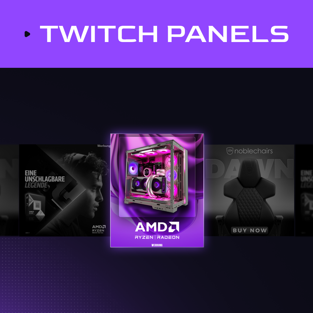 Twitch Panel Design